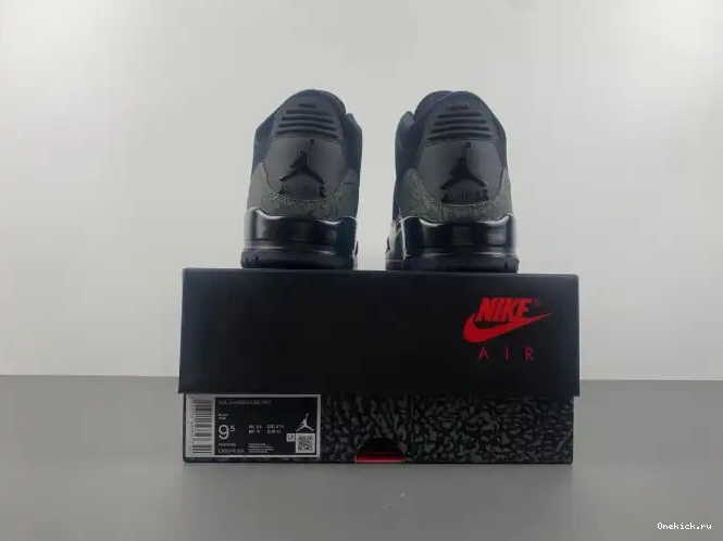 One Kick Retro 3 Jordan Air Cat CK9246-168 Black 0517